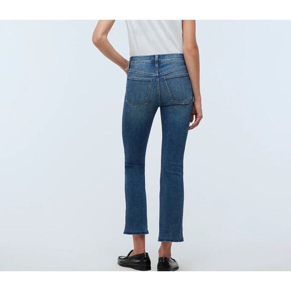 NWOT Madewell Kick Out Crop Jeans In Oneida Wash Size 25 - Picture 2 of 9